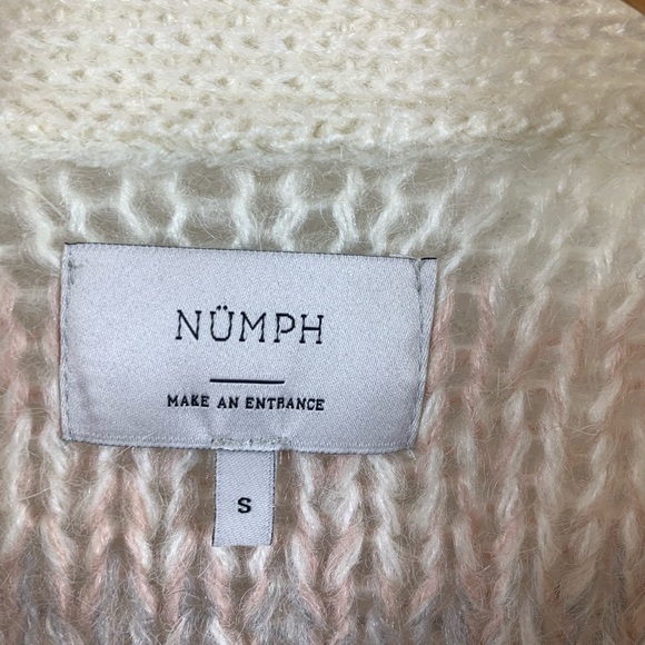 Anthropologie Numph Loraina Open Front Cardigan S - Picture 3 of 5